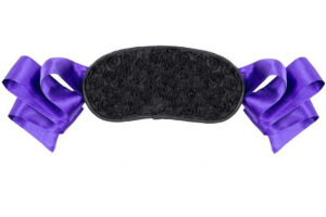 Маска ds fetish blindfold black/purple