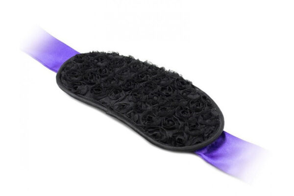 Маска ds fetish blindfold black/purple - Зображення 3