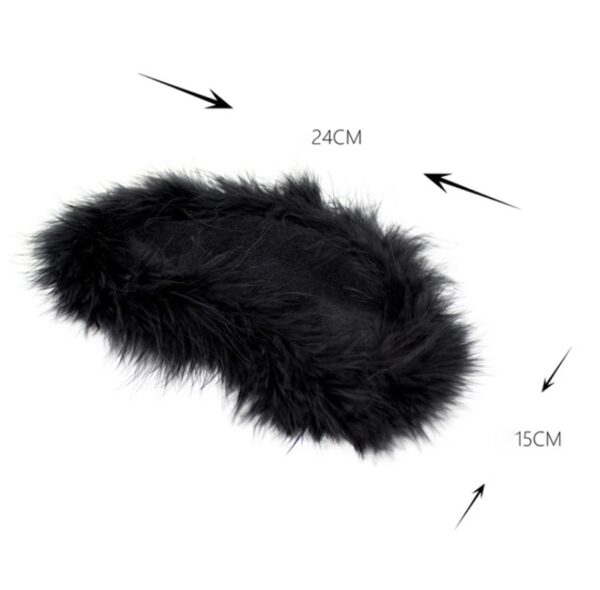 Маска на очі feather blindfold black - Зображення 3