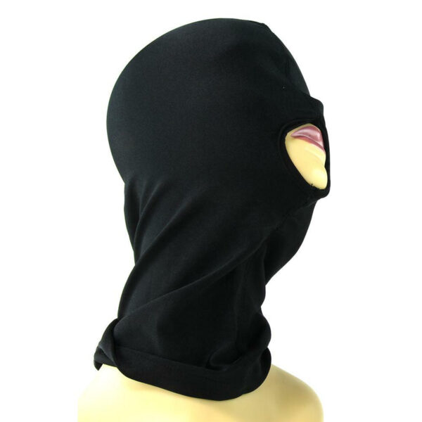 Маска із прорізом для рота чорна ouch subversion mask dark-black - Зображення 2