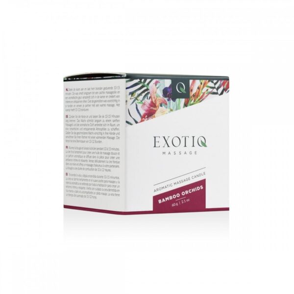 Масажна свічка exotiq massage candle bamboe orchideeen - 60 мл - Зображення 4
