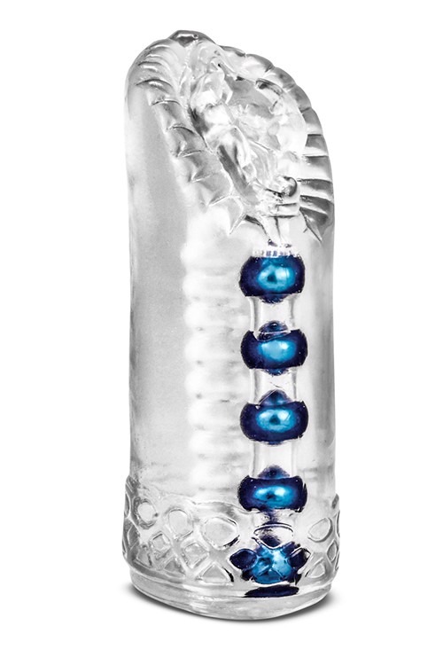 Мастурбатор нереалістичний blush m for men з кульками, прозорий