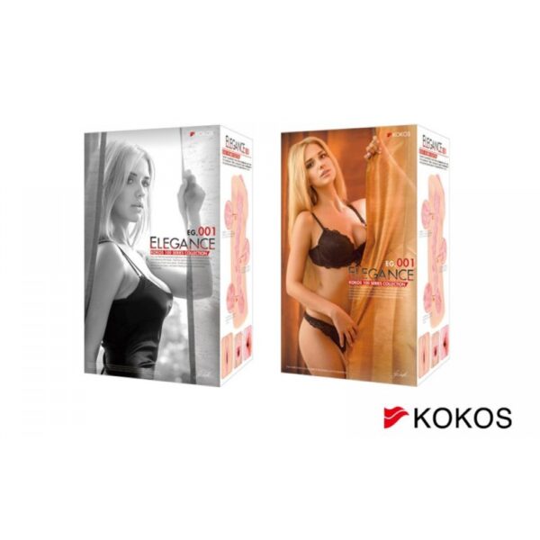 Мастурбатор реалістичний kokos elegance 001, кібершкіра, 16 х 7 см - Зображення 8