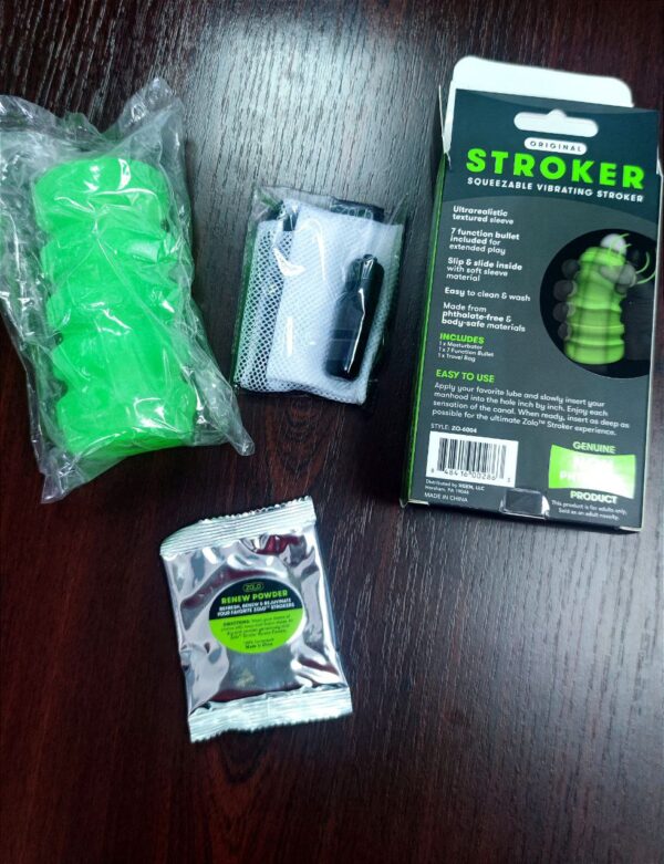 Мастурбатор із віброкулею zolo original squeezable vibr. stroker - Зображення 3