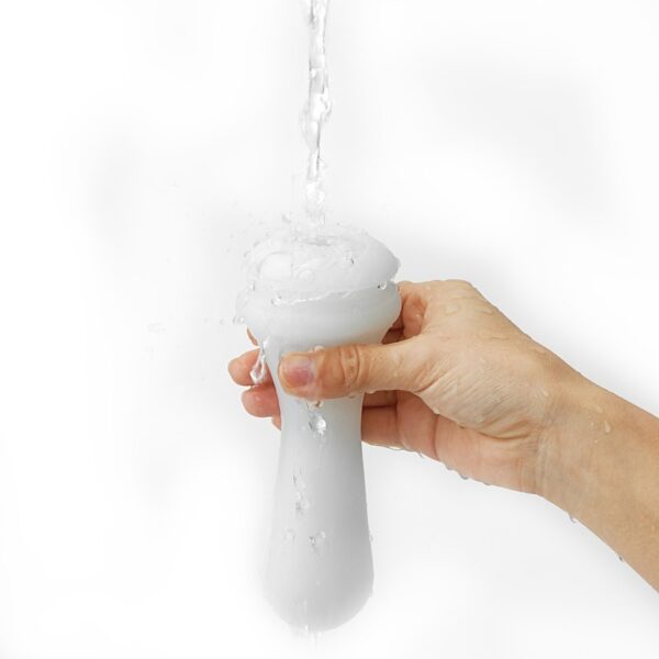Мастурбатор tenga flex rocky white 17,6 x 7,3 см - Зображення 8