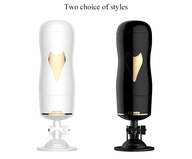 Мастурбатор у колбі двосторонній з вібрацією-white - Зображення 6