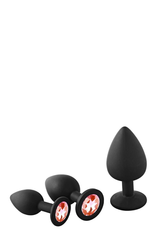 Набір анальних пробок dream toys fantasstic red stone