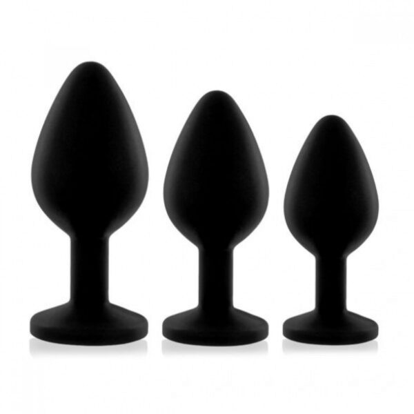 Набір анальних пробок rianne s booty plug black - Зображення 2