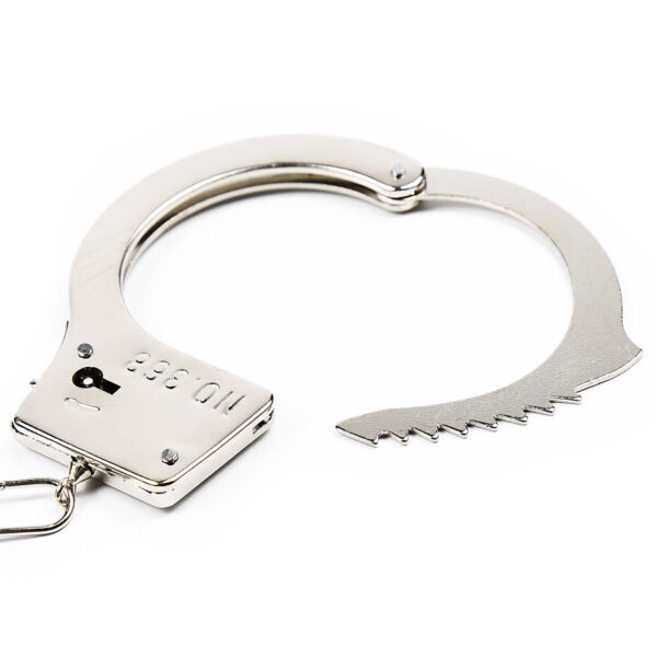 Наручники ds fetish handskaff metal silver - Зображення 4