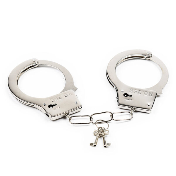 Наручники ds fetish handskaff metal silver - Зображення 2