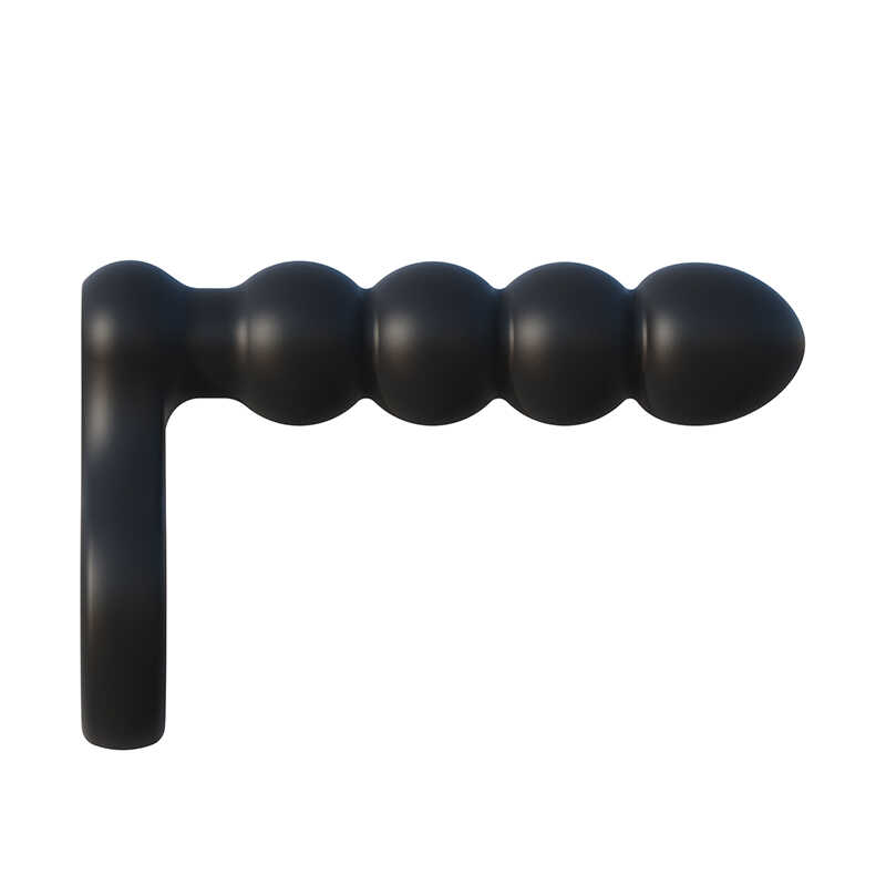 Насадка для подвійного проникнення pipedream c-ringz remote control double penetrator dildo, black - Зображення 2