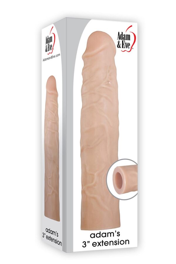Насадка на член, що подовжує adam et eve adam's 3" extension - Зображення 2