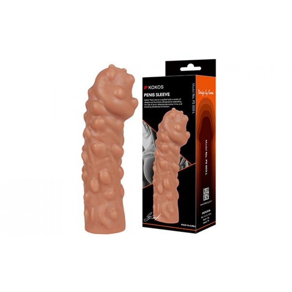 Насадка на пеніс kokos 16,5 см. ps003-l