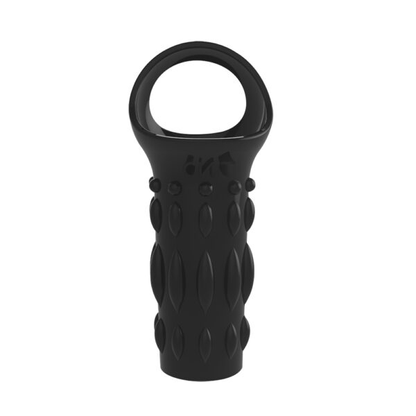 Насадка з кільцем для мошонки chisa get lock renegade power cage, чорна - Зображення 3