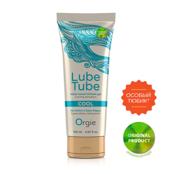 Охолоджуюча мастило для сексу "lube tube cool" orgie - Зображення 2
