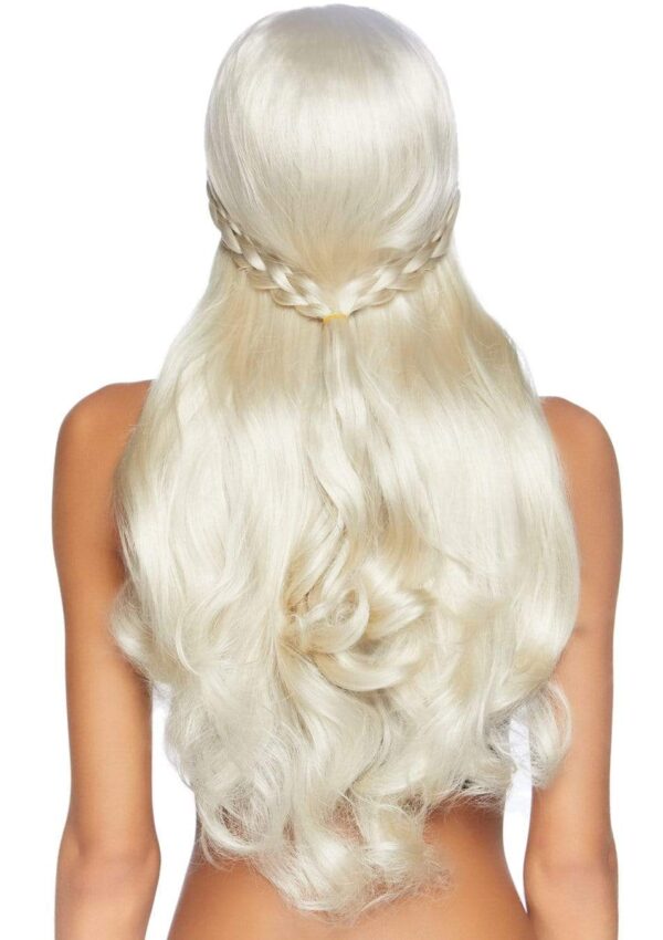 Перука біла довга leg avenue dragon queen wig (дейнеріс), розмір o/S, довжина 81 см - Зображення 4