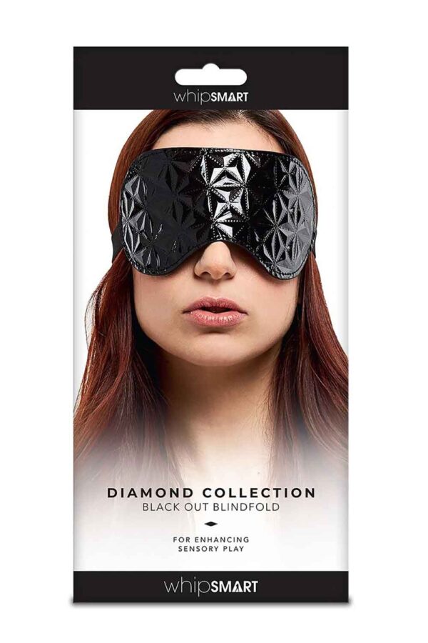 Пов'язка на очі whipsmart diamond eyemask black - Зображення 2