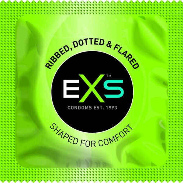 Презервативи exs ribbed & dotted 12 pack - Зображення 2