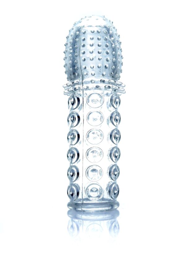 Рельєфна насадка penis sleeve clear