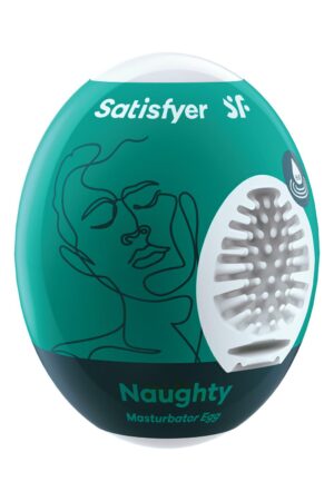 Мастурбатор, що самозмащується satisfyer masturbator egg noughty