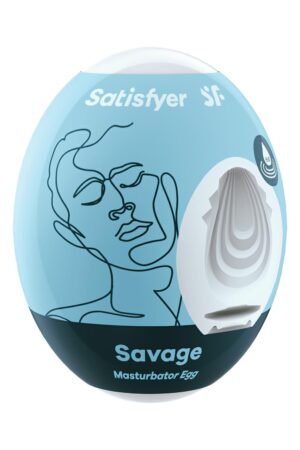 Самозмащувальний мастурбатор satisfyer masturbator egg savage