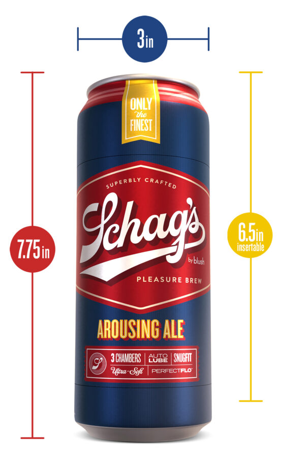 Самозмащувальний мастурбатор schag's arousing ale frosted - Зображення 3