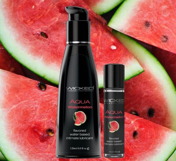 Їстівний лубрикант зі смаком кавуна wicked aqua watermelon flavored, 120 мл - Зображення 4