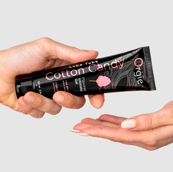 Їстівний лубрикант на водній основі "lube tube" цукрова вата, 100мл orgie - Зображення 3