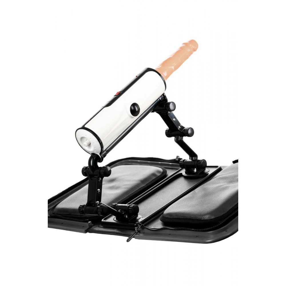 Портативна секс-машина в сумці zslx, чорна - Зображення 3