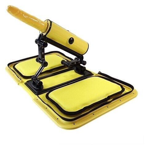 Портативна секс машина zslx сумочка жовта