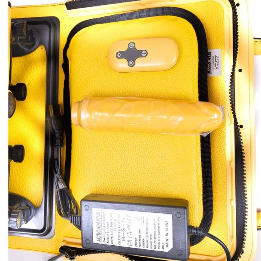 Портативна секс машина zslx сумочка жовта - Зображення 4