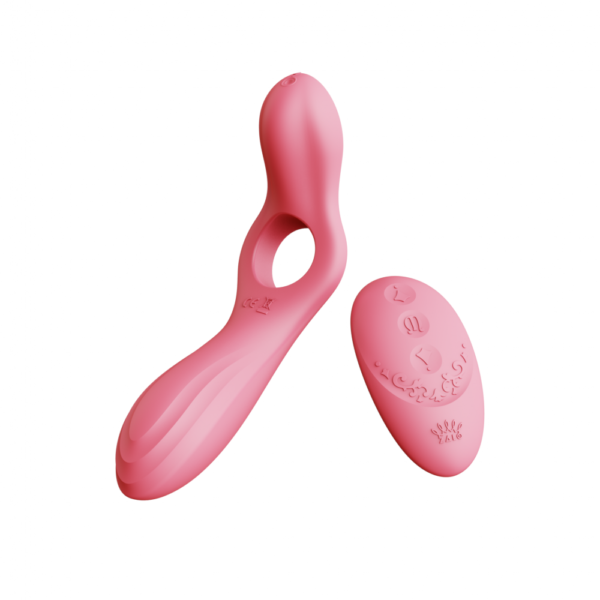 Смарт-вібратор для пар zalo jessica set з управлінням з телефону і пультом pink - Зображення 2