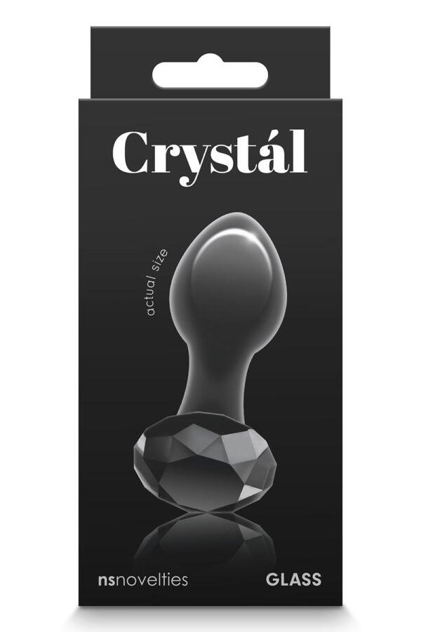 Скляна пробка ns novelties crystal gem black - Зображення 2