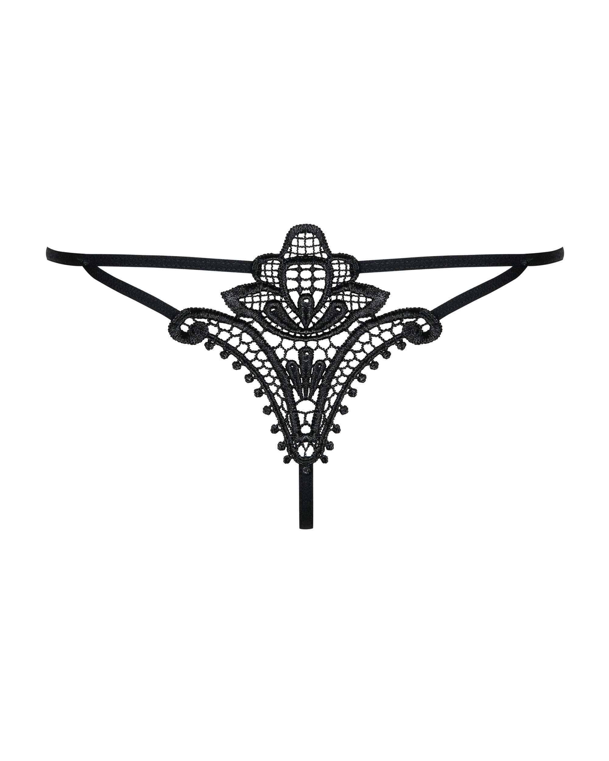 Стрінги obsessive luiza напівпрозорі з мереживом, s/M - Зображення 5