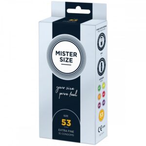 Презервативи mister size 53mm pack of 10