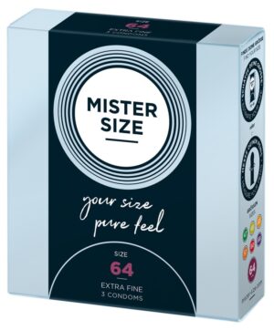 Презервативи mister size 64mm pack of 3