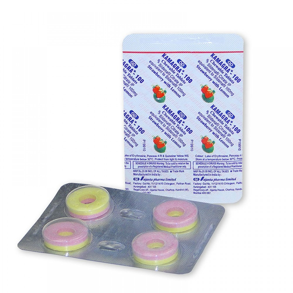 Таблетки для потенції kamagra-100 полуничка та лимон - Зображення 2