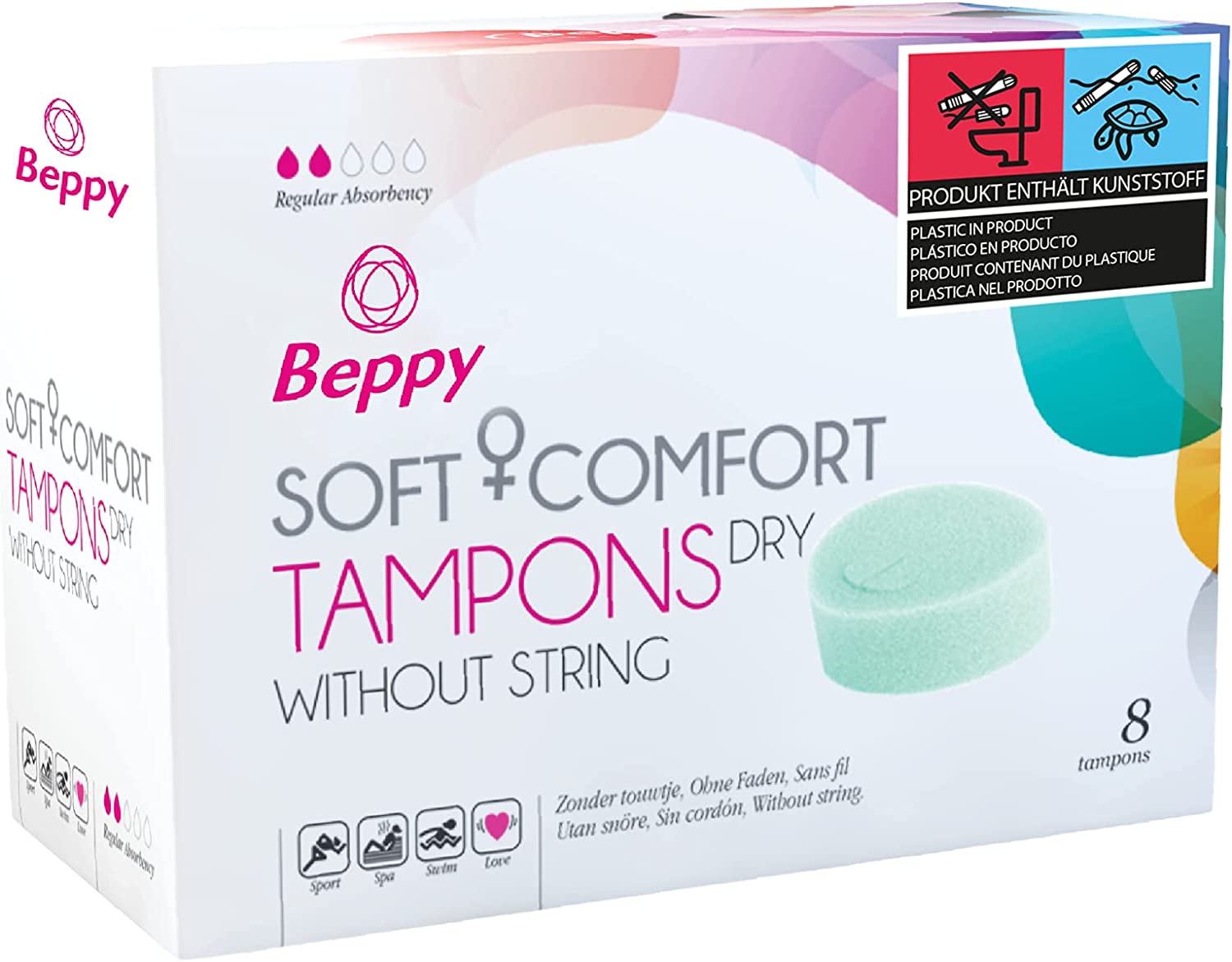Тампони beppy soft + comfort tampons dry -