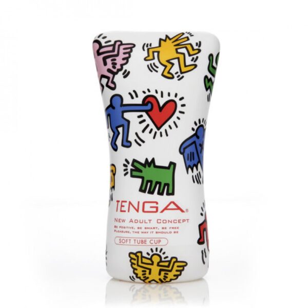 Мастурбатор tenga keith haring soft tube cup 15,5 x 6,9 см - Зображення 3