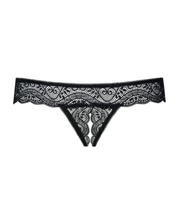 Трусики з інтимним вирізом obsessive miamor s / M - Зображення 6