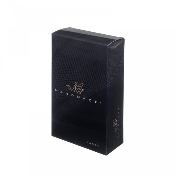 Трусики стрінги з застібками p005 noir handmade m - Зображення 4