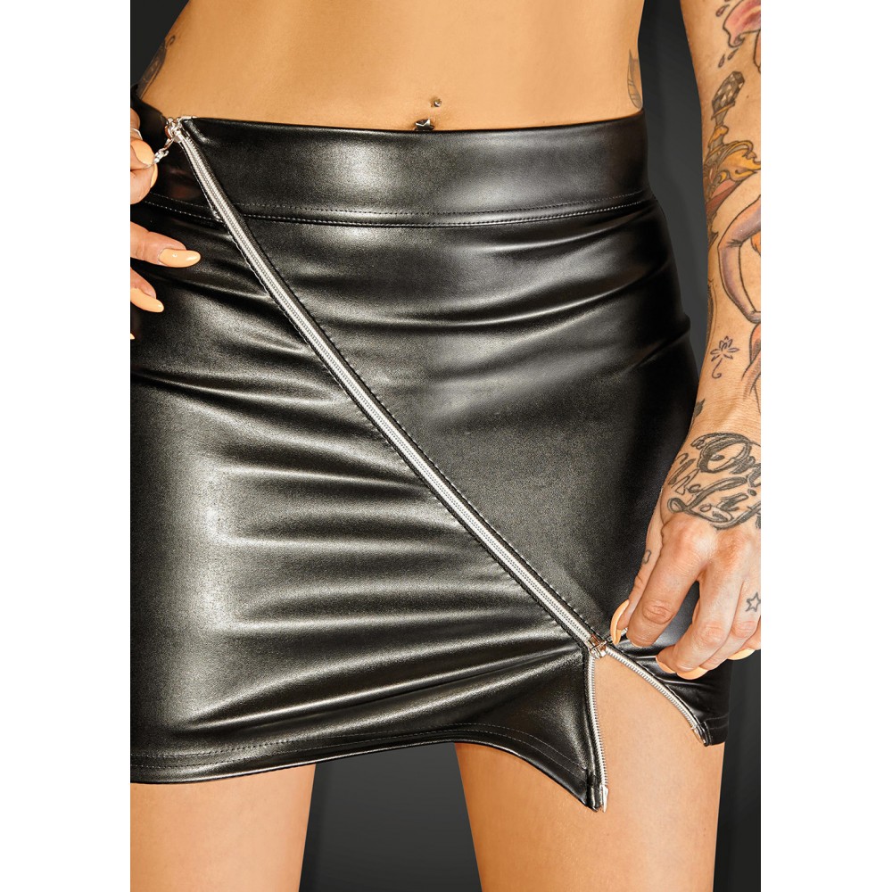 Спідниця на блискавці f126 noir handmade m - Зображення 2