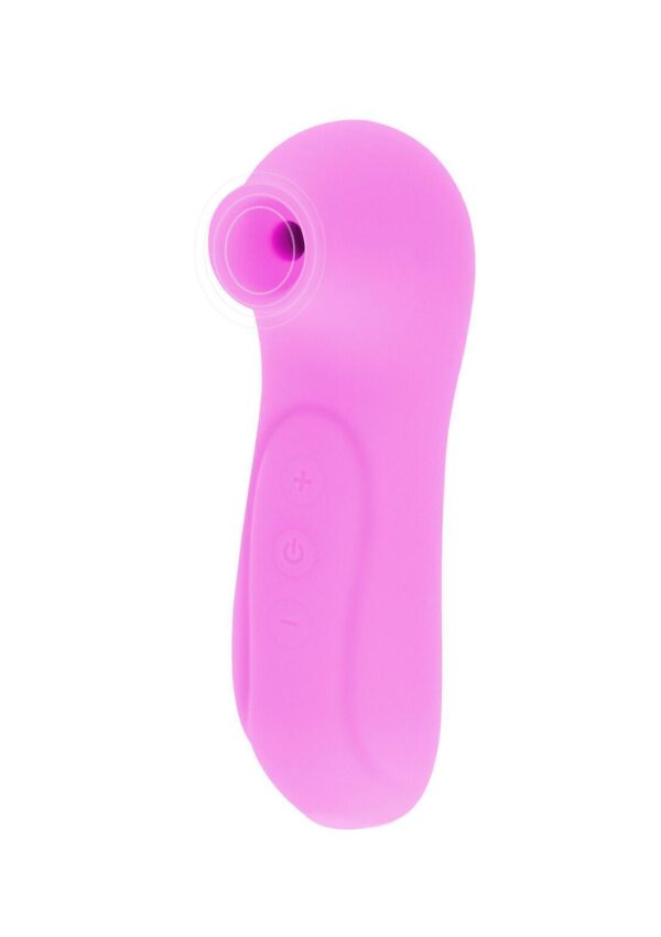 Вакуумний стимулятор клітора toy joy, силіконовий, рожевий