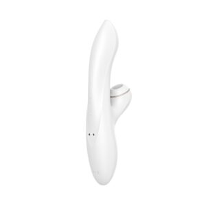 Вакуумний вібромасажер кролик satisfyer pro g-spot, білий