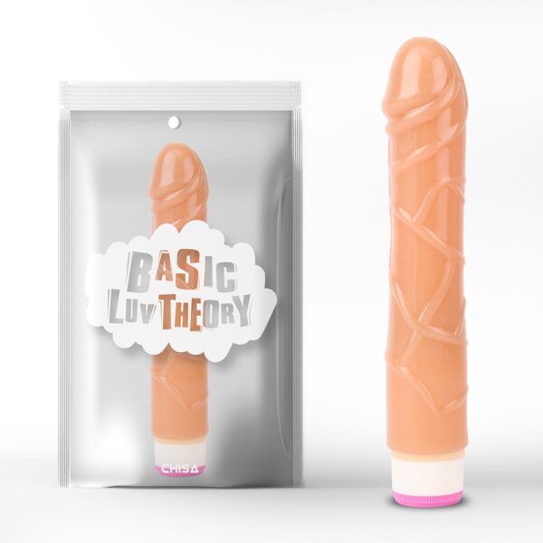 Вібратор реалістичний на батарейках chisa basic luv theory pulsator, 23 см (без упаковки) - Зображення 6