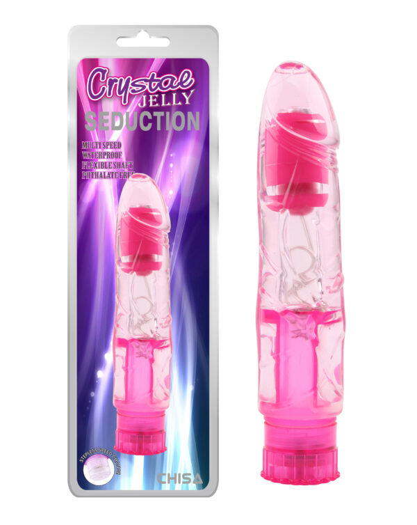 Вібратор chisa crystal jelly seduction pink