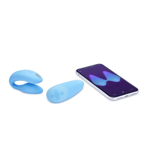 Вібромасажер для пар we-vibe chorus, blue - Зображення 12