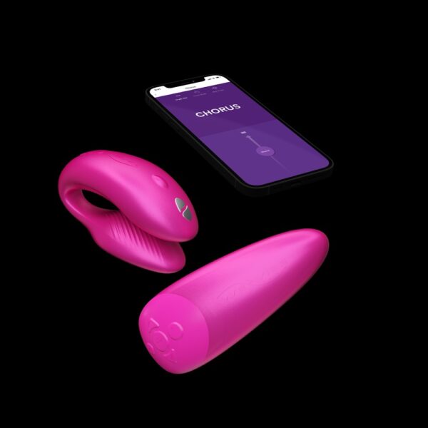 Вібромасажер для пар we-vibe chorus, pink - Зображення 12