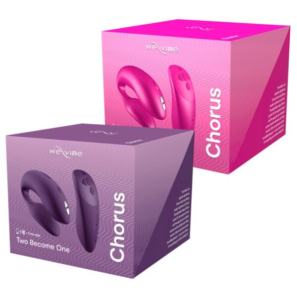 Вібромасажер для пар we-vibe chorus, pink - Зображення 15