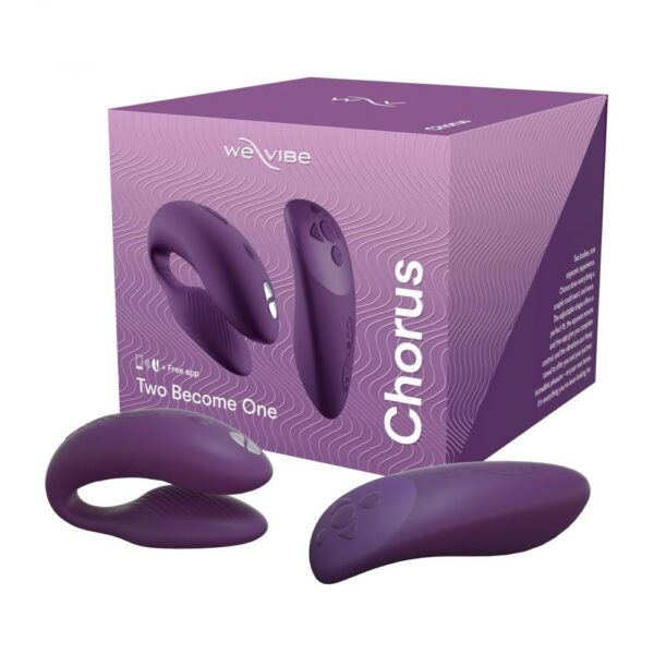 Вібромасажер для пар we-vibe chorus, purple